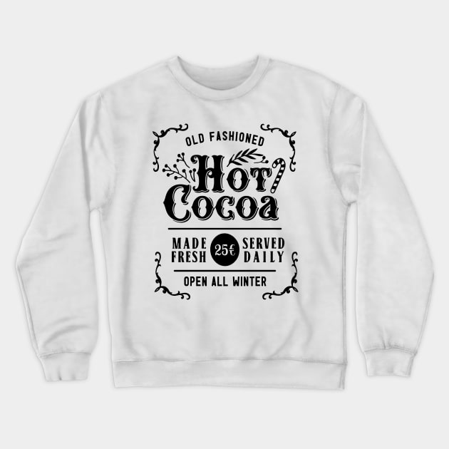 Hot Cocoa - Xmas Christmas Winter Crewneck Sweatshirt by AbundanceSeed